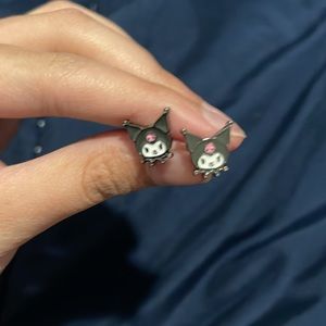kuromi earrings (set of 5)